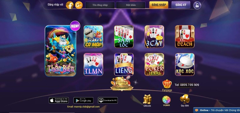 Những game bài nổi bật nhất tại cổng game Rikvip